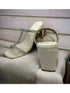 White Shimmery Heels - cunei
